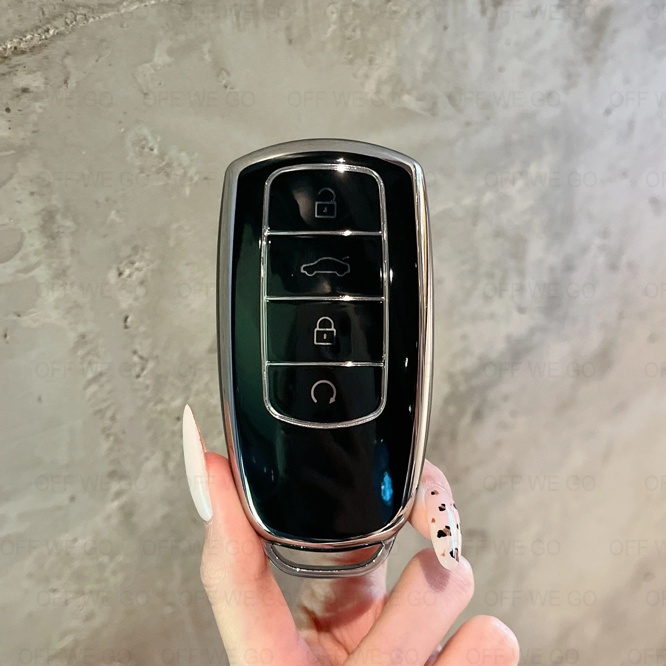 Auto-Schlüsselhülle aus Leder mit Schlüsselring-Set für Chery Omoda 5 C5 Tigo 7 8 Pro Max Tigo 7 8 Plus Arrizo 5 Plus Jaecoo 2023 Schlüsselanhänger – Detail 14