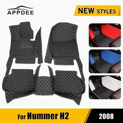 Car Floor Mats For Hummer H2 2008 Custom Auto Foot Pads Automobile Carpet Cover Interior Accessories