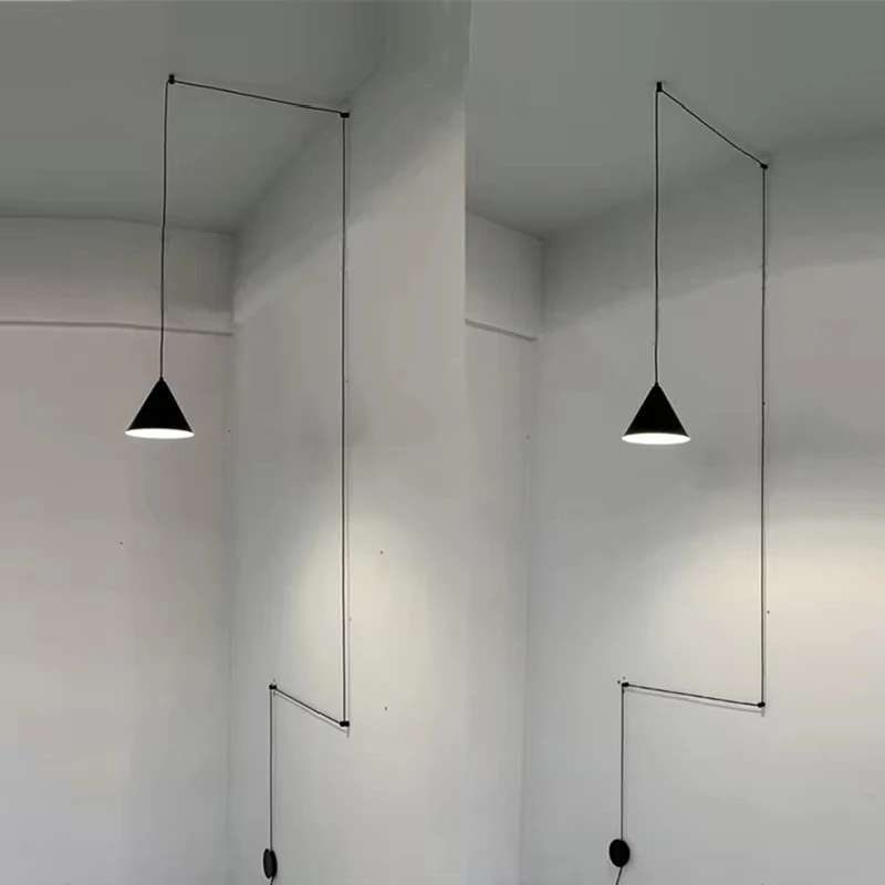 

Modern Vintage Pendant Lights Suspension Retro Home Decor Hang Lamp For Living Dining Room Bedroom Bedside Indoor Lighting