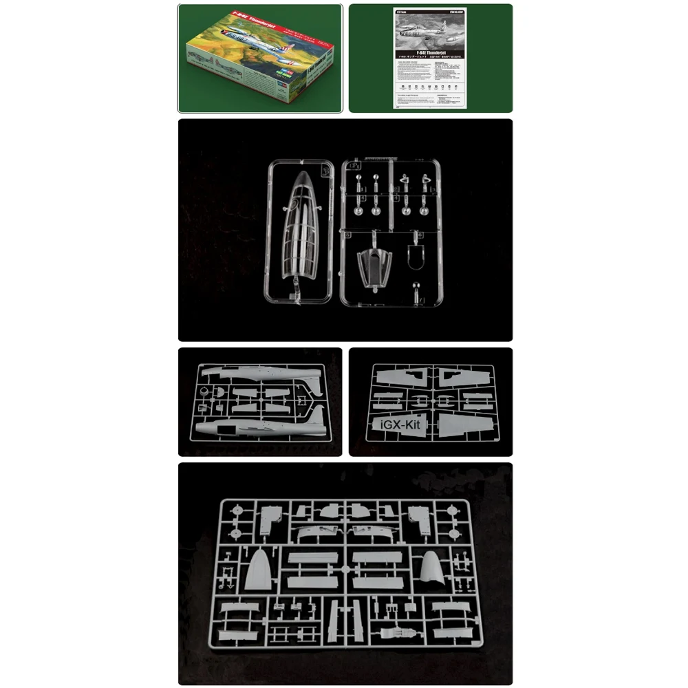 

Hobbyboss 83207 1/32 Scale US F84 F-84 F84E F-84E Thunder Jet Aircraft Plane Craft Hobby Assembly Plastic Model Building Kit
