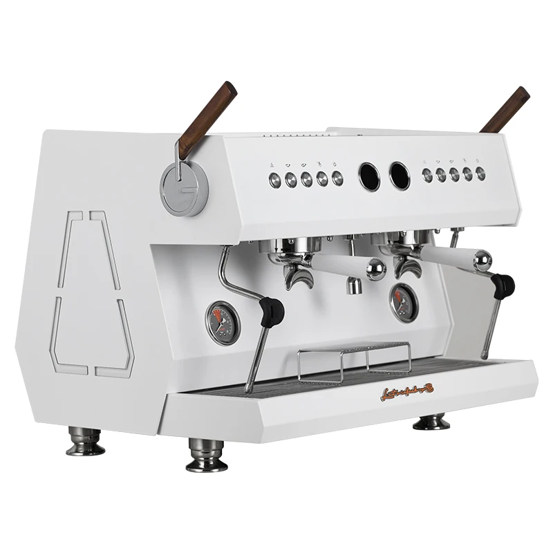 Household Professional Semi-Automatic Coffee Machine Coffee Machine CRM3211A Italian Double Head Three in One Commercial