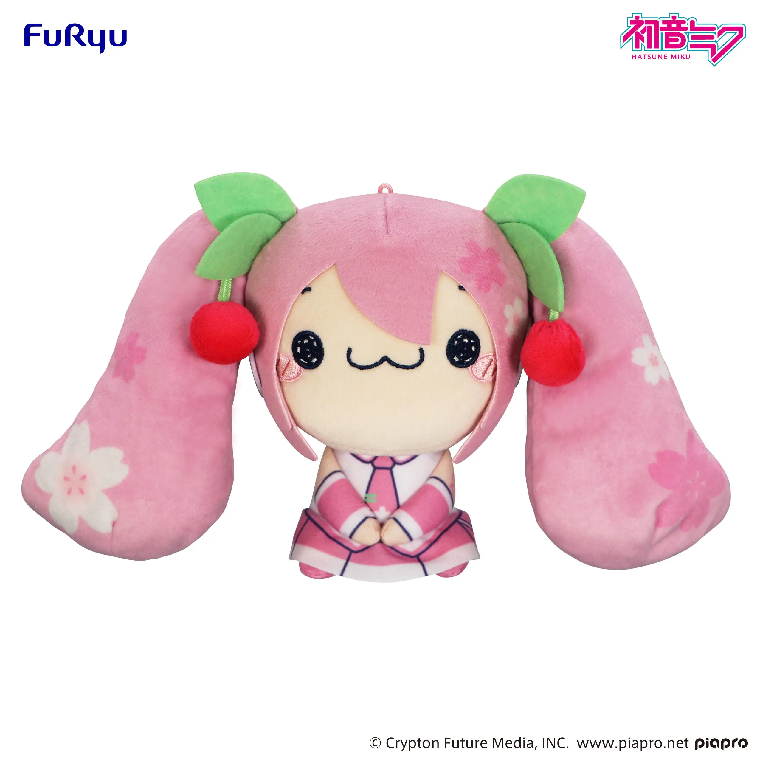 フリュー初音ミクさくらモチピコぬいぐるみ15cm桜ぬいぐるみアニメコレクタブルコレクションぬいぐるみギフト