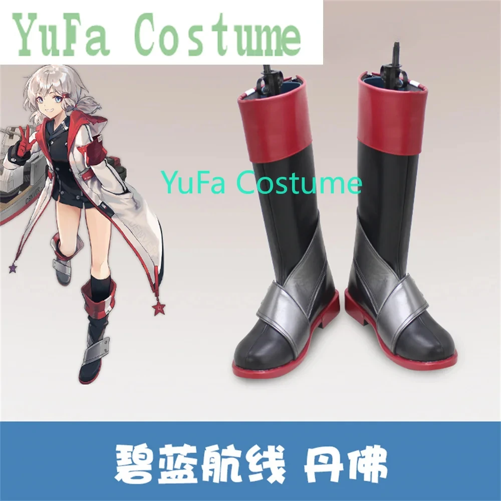 Azur Lane USS Denver Cosplay Shoes Boots Game Anime Halloween Chritmas YuFa Costume