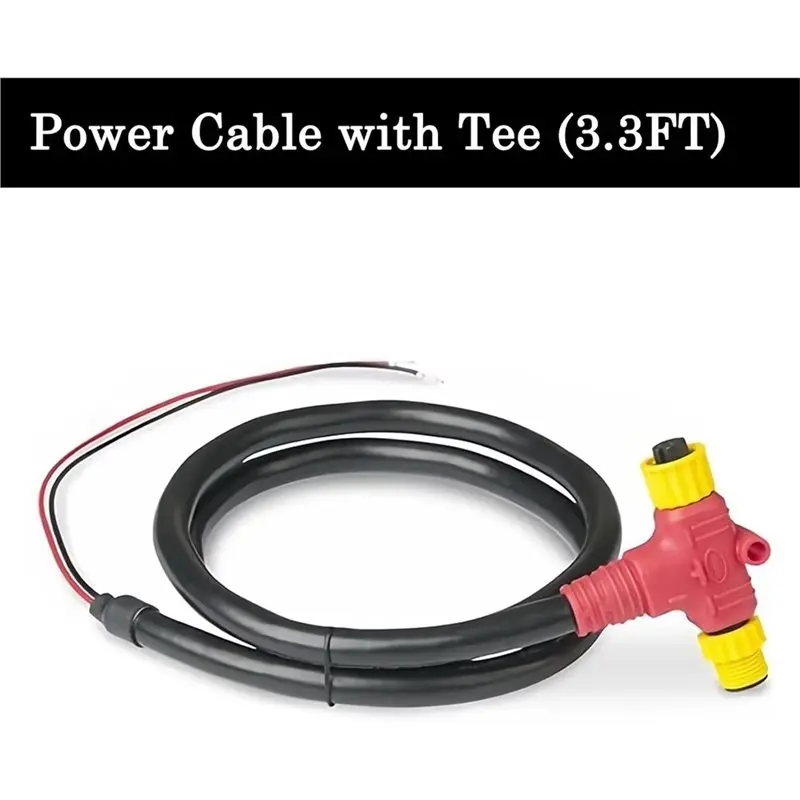 A80X For Lowrance Simrad Garmin Device Compatible NMEA 2000 Starter Kit- N2K Network Backbone Cables Drop Cables Single Tees