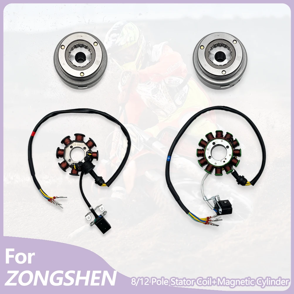 

For NB300 CBS300 Stator Coil Magneto Sprag Clutch Kit 9/12 Pole ZONGSHEN ZS174MN-3 ZS174MN-5 Motorcycle Engine Stator Coil Rotor