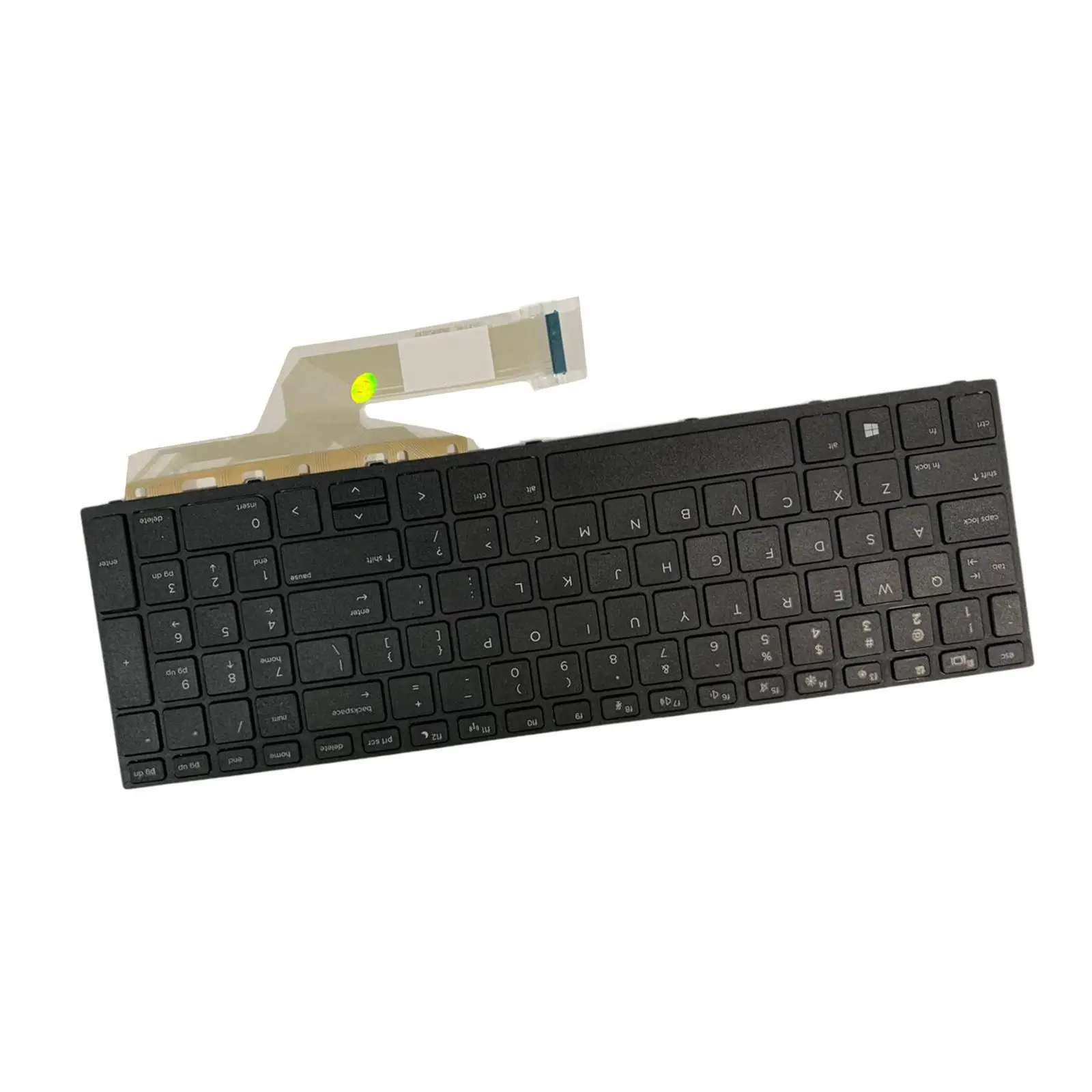 Replacement Notebook Laptop Plastic Keyboard Black Ergonomic Design Durable Keys for HP Probook 450 G5 455 G5 470 G5