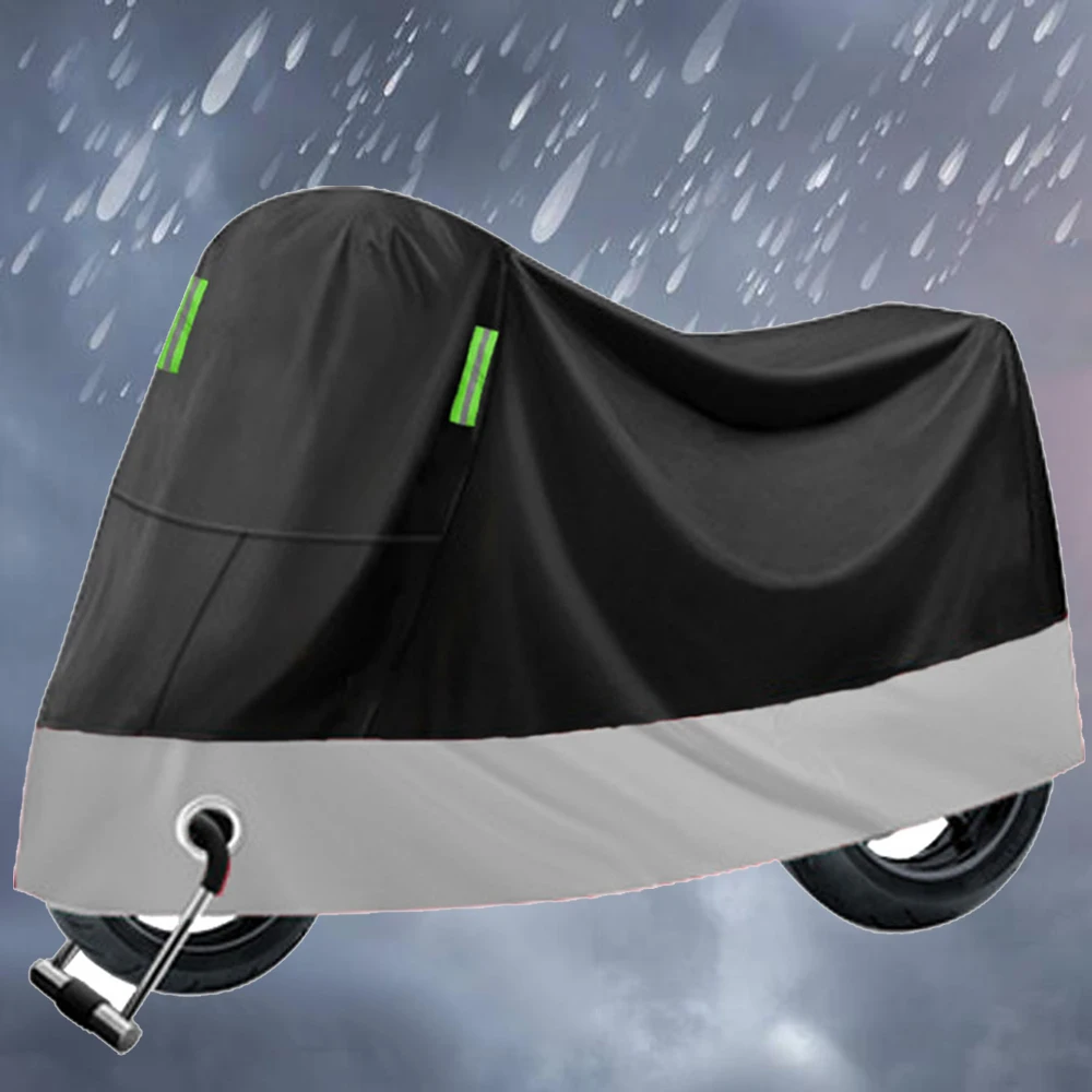 

Водонепроницаемый чехол для мотоцикла, пылезащитный, УФ-защитный, для улицы, в помещении, скутера, 190T, износостойкий тканевый чехол для мотоцикла, всесезонный