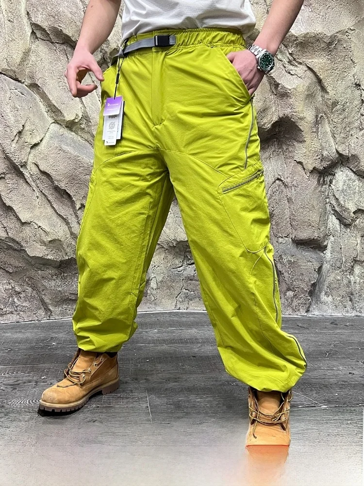 

Outdoor Softell Fce Lined Thiened Hiking Mountain Climbing Windproof Waterproof Men Women Trousers Paratrooper Pants