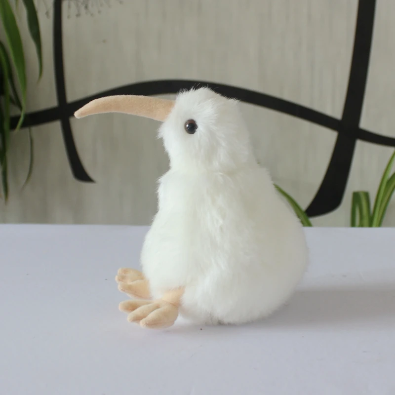 Muñeco de peluche de simulación de pájaros de Kiwi, Mini muñeco de Ragdoll, juguete de animales suaves, regalo de cumpleaños de pájaros realistas, 12cm