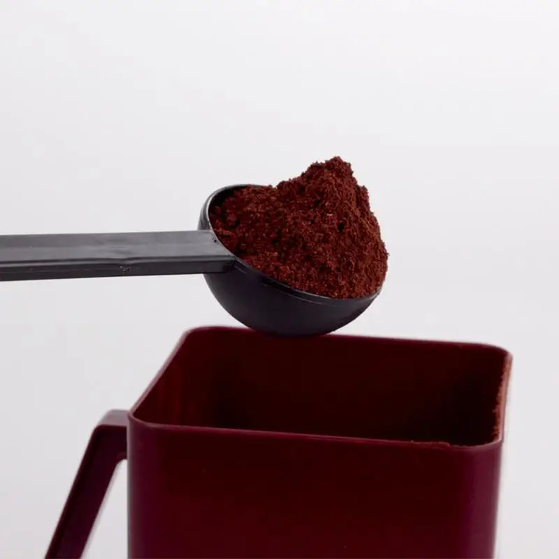 Coffee Spoon Tamping Scoop 2 in 1 for Coffee Powder Coffeeware Measuring Tamper Spoon Plastic Kitchen Accessories 1Pc Coffeeware