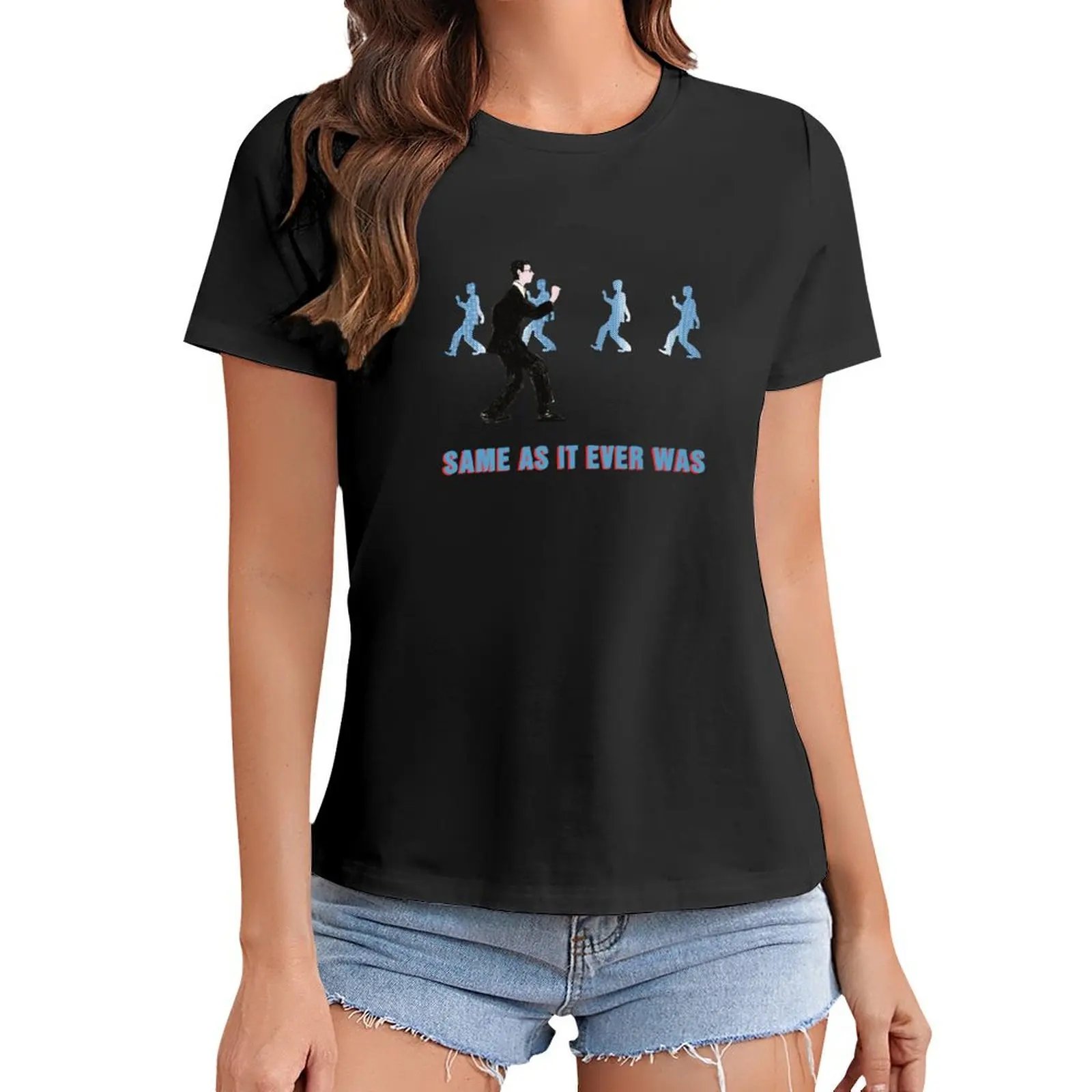 

Talking Heads - Same As It Ever Was T-Shirt anime vintage Women's summer blouses 2024