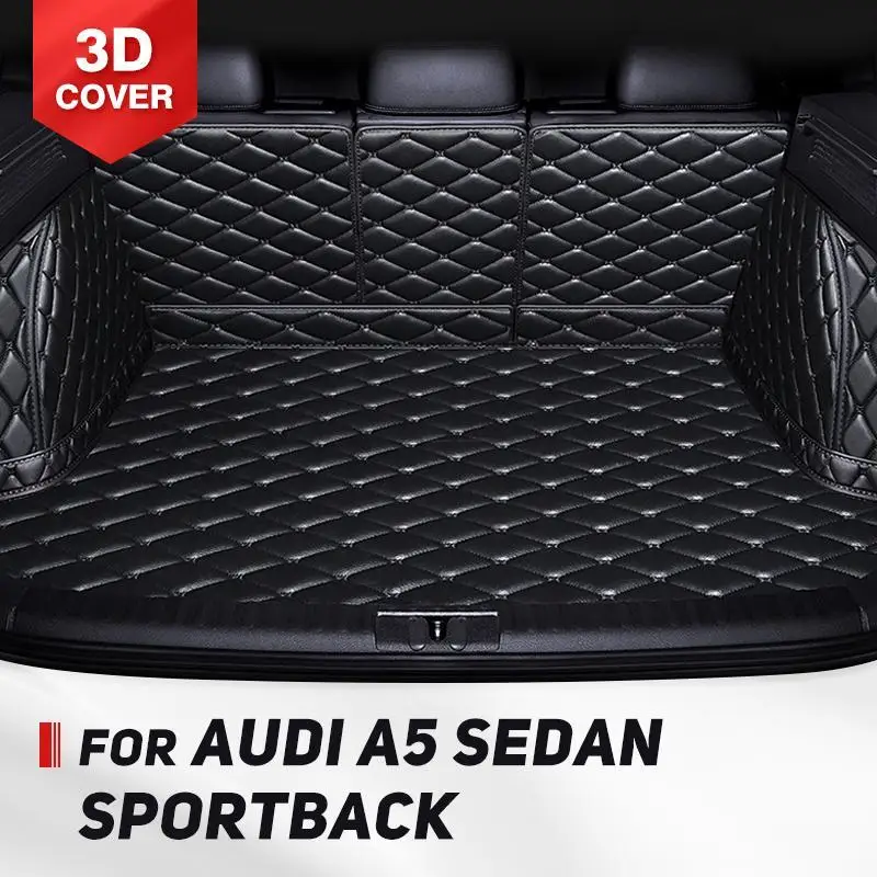 

Для Audi A5 седан 2010-2024 A5 Sportback 2010-2024 автоматический коврик для багажника с полным покрытием, автомобильный багажник, аксессуары для интерьера