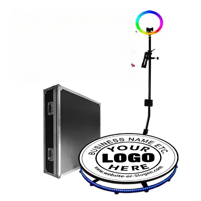 360 ring shot, cross-border American warehouse straight hair multi-size surround shot photo booth