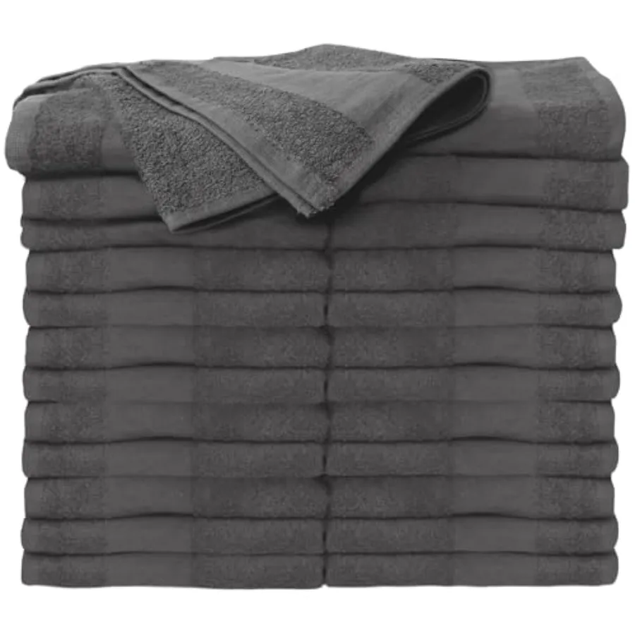 

Premium Bleach Tough Salon Towels,,100% Cotton, Bleach-Proof Towels, Stain Resistant, 16" W x 27" L, 24-Count