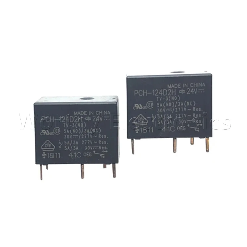 

Free shipping 10pcs/lot relay 24VDC 5A 5PIN PCH-124D2H