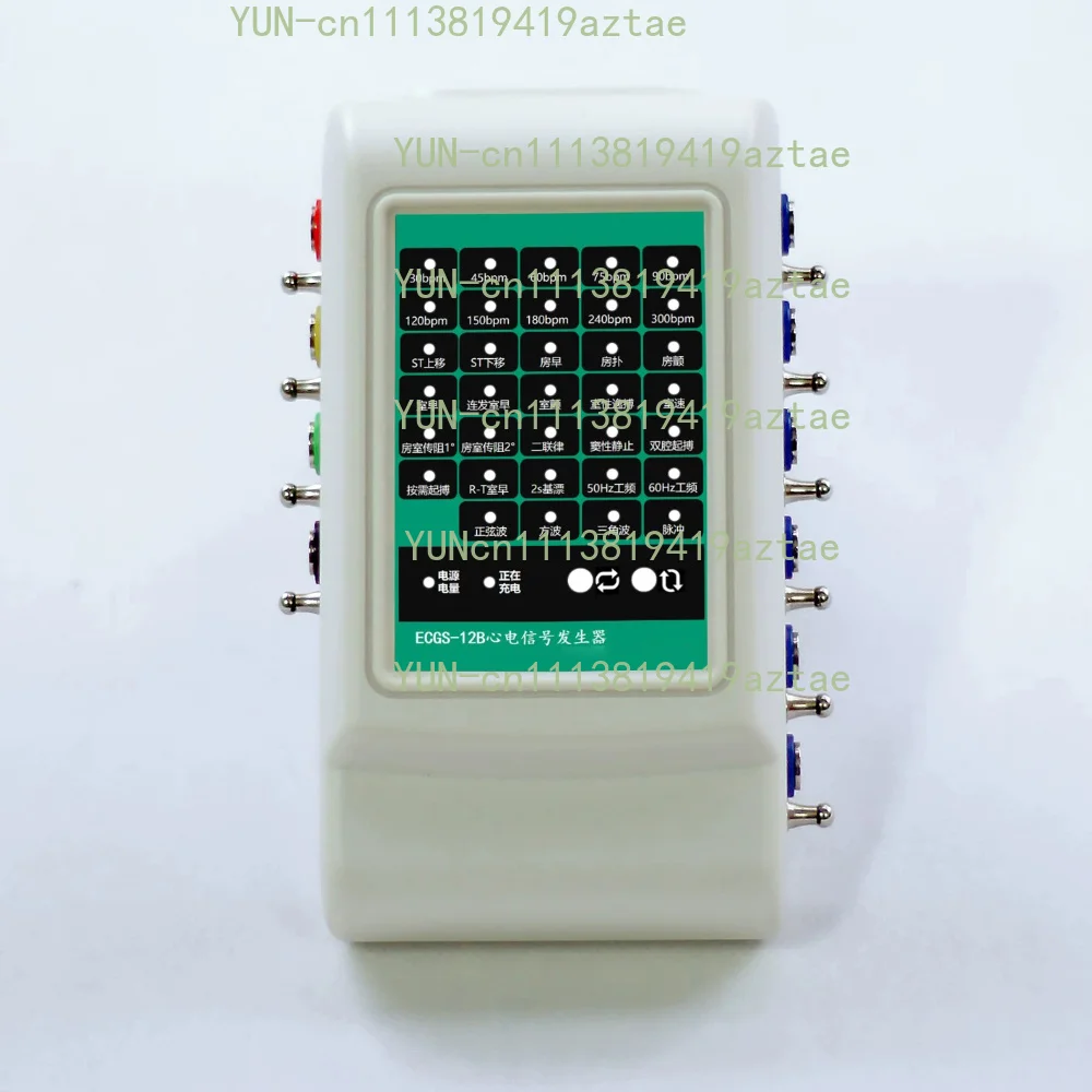 ECGS-12B ECG Simulator Signal Generator Signal Source Simulator Can Load Waveform Data USB Type-B Interface