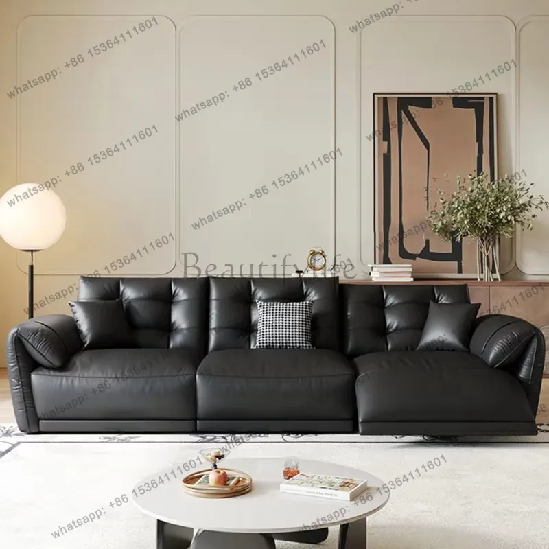 Electric Fillers Wood Sofas Soft Black Europe Designer Living Room Sofa Lazy Modern Floor Divano Soggiorno Furniture Home
