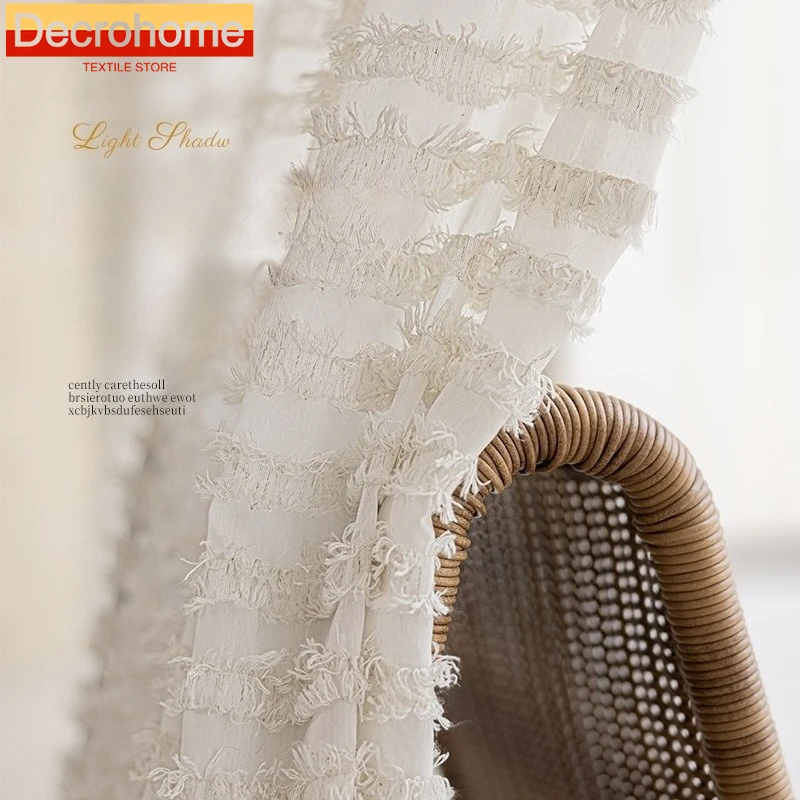 

Белые романтические шторы из тюля с цветочным вырезом для гостиной, столовой, спальни, прозрачный свет, не прозрачные люди, индивидуальный размер