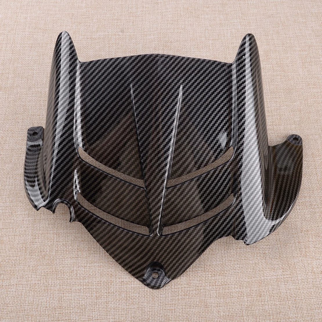 NEW Motorcycle Rear Hugger Fender Mudguard Fairing Fit for Kawasaki Ninja ZX-6R 2009 2010 2011-2019 Black Carbon Fiber Style ABS