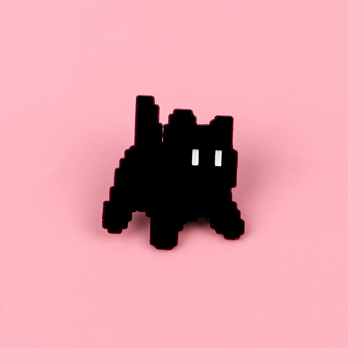 Pixel Animal Enamel Pin Thrilling Black Cat Brooch for Jackets & Backpacks Jewelry Gift For Friends Clothing Decoration