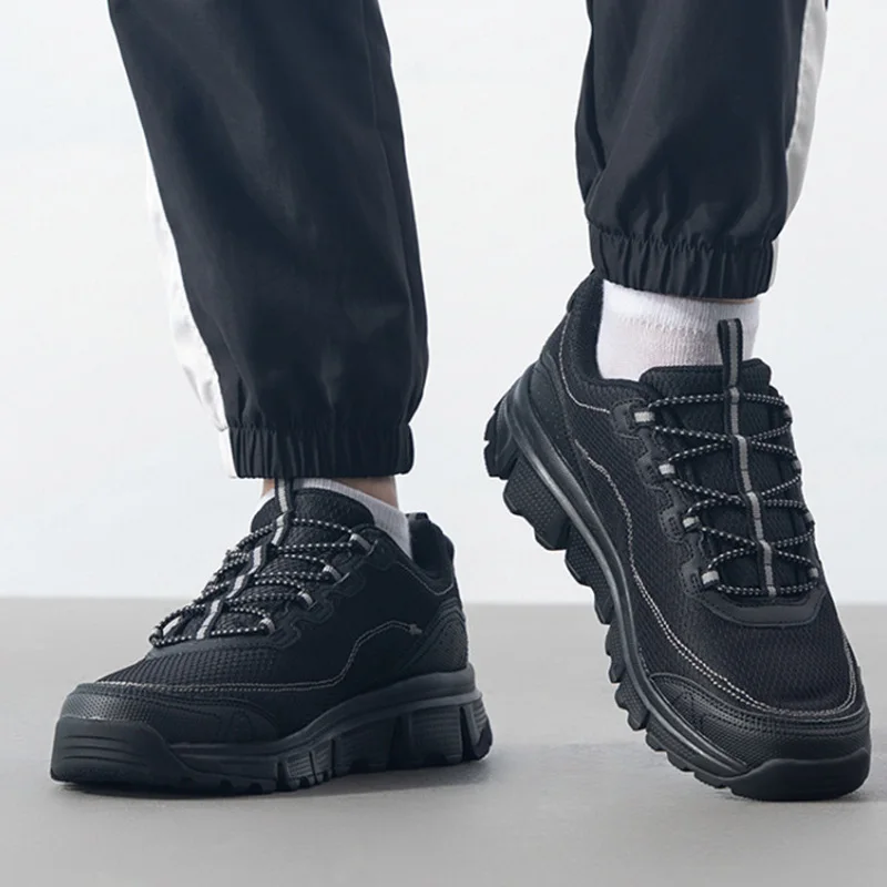 Skechers Summits‑AT 237704‑BBK Men Hiking Shoes Non‑Slip Wear‑Resistant Lightweight Outdoor Trekking Sneakers Free returns