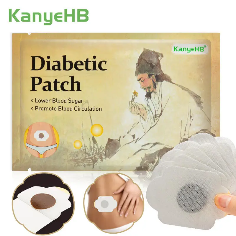 

6pcs/bag New Arrival Diabetic Patch Stabilizes Blood Sugar Level Balance Blood Glucose Diabetes Patch Treatment Diabetes