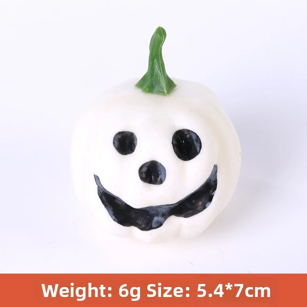 Foam Smiling Pumpkin Decor 12 Pack for Halloween Themed Tablescape Outdoor Decoration and Autumn Craft Projects