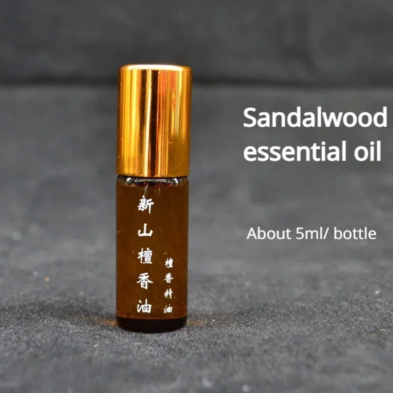 زيت أساسي من خشب الصندل الطبيعي ، تدليك داخلي ، تنقية الهواء ، مزيل عرق النوم ، 5 لكل زجاجة