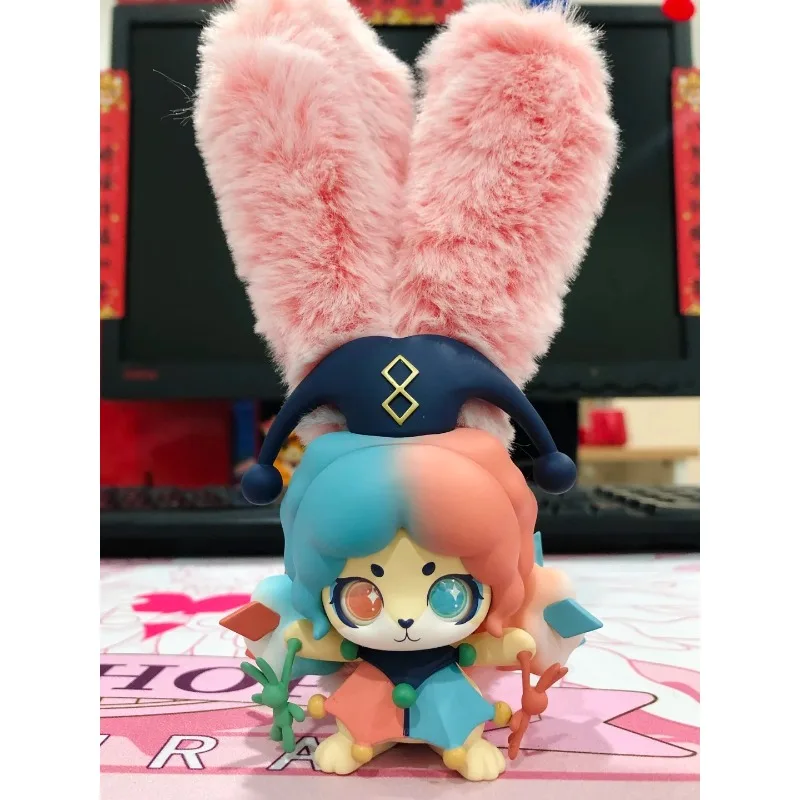 

Authentic Kabu Rabbit collectible blind box figurines featuring adorable girl dolls as surprise and decorative accessories