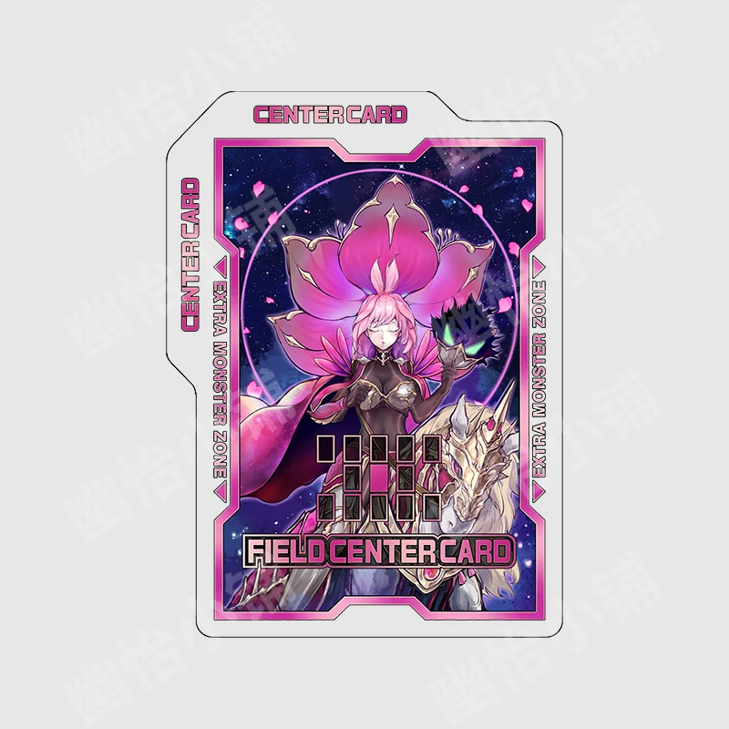 ACG Card Partition Yu Gi Oh Field Center Card Black Witch Acerola Anime Game Genshin Impact Partition Acrylic Box Baffle DIY Toy