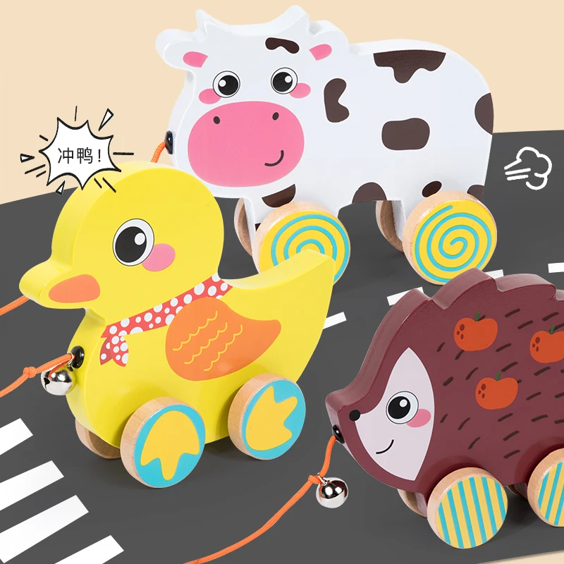 Wooden Animal Car 4