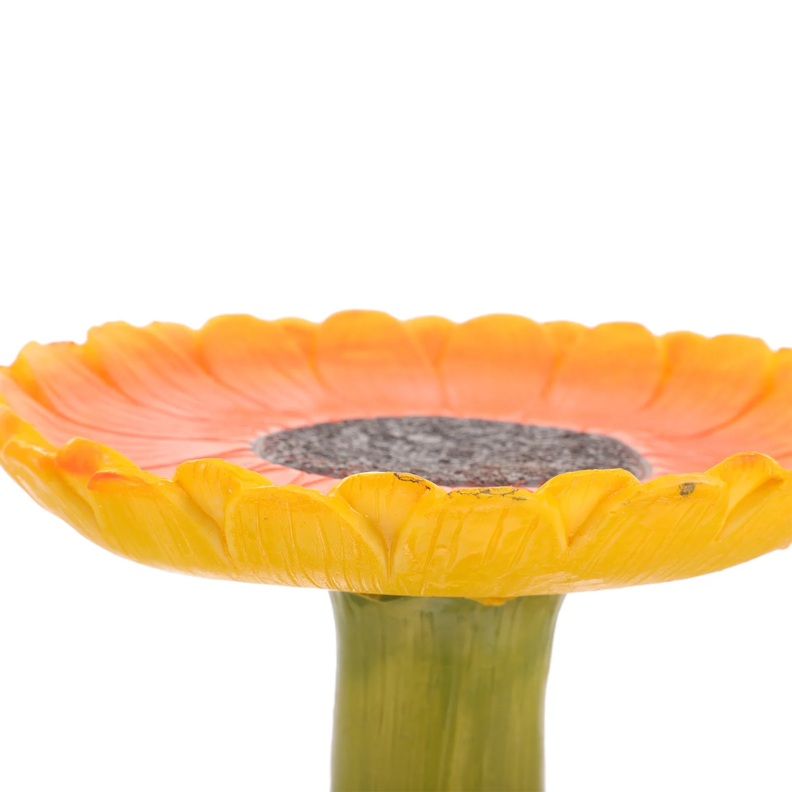 

Resin Frog Bird Feeder Sunflower Shape Outdoor Garden Yard Lawn Bird Bath Outdoor Sunflower Decor Hummingbird Feeder,