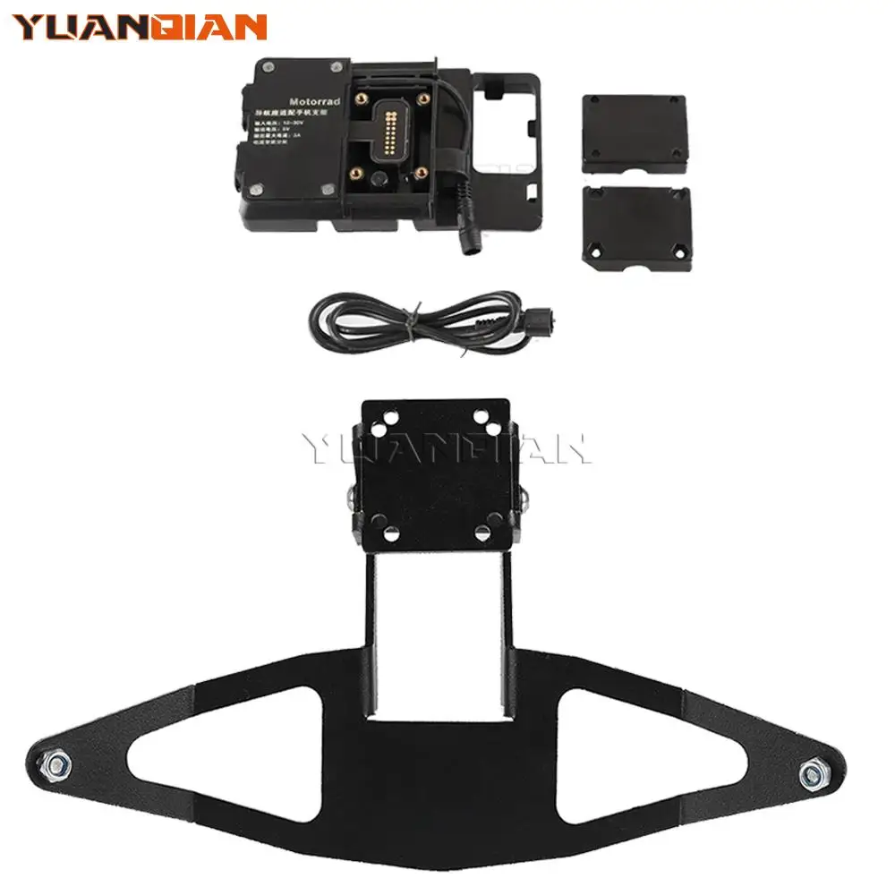 For honda vfr1200x VFR 1200 X 2012- 2017 2016 2015 2014 Windshield Stand Holder Phone Mobile Phone GPS Navigation Plate Bracket