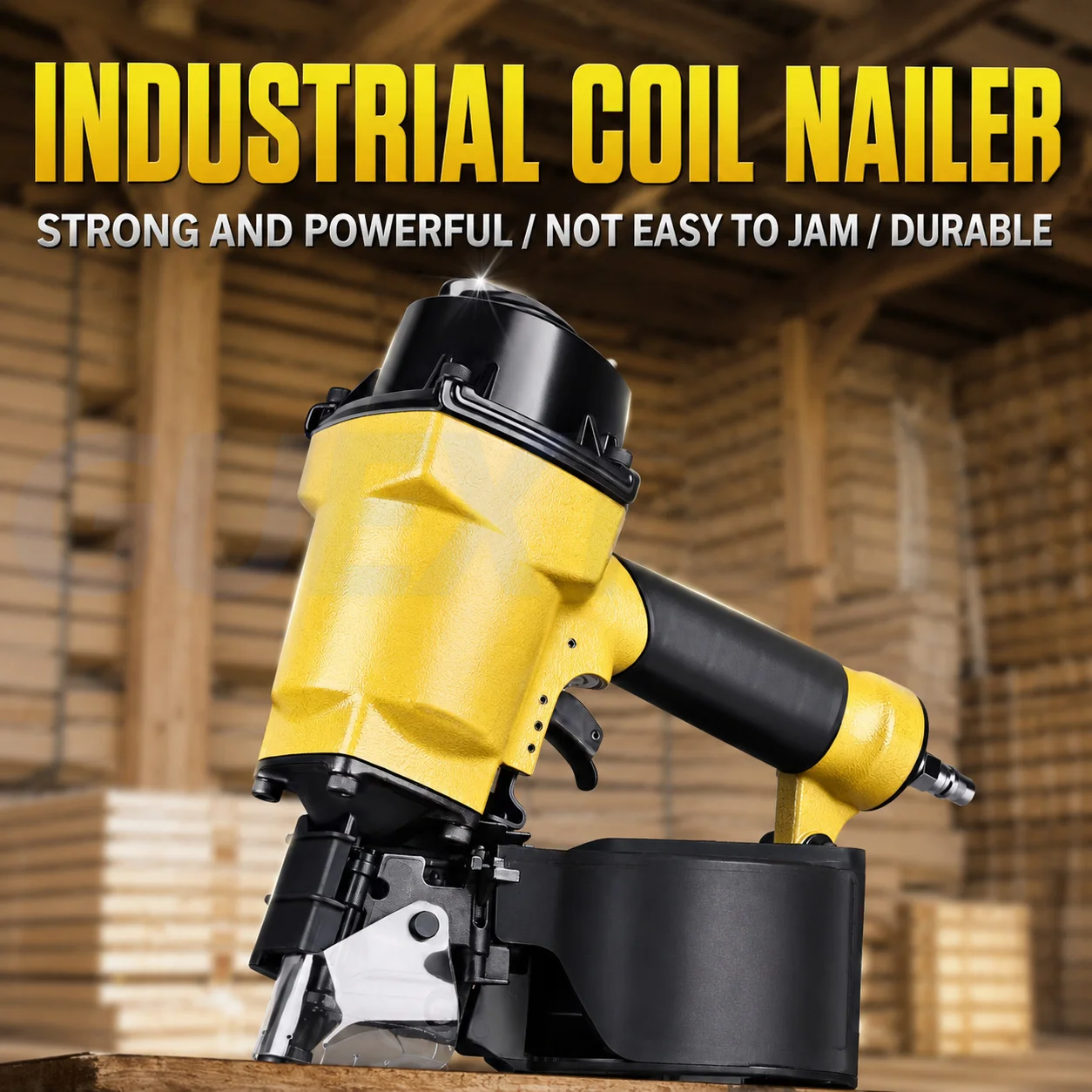 CN55 Pneumatic Nail Gun CN70 Pneumatic Brad Nailer Gun Woodworking Specific Nail Gun Cable Wooden Pallet Nail Gun Packaging Box