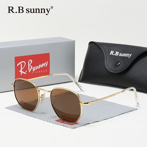 Imagen 2 del producto Gafas de sol con montura de aleación polarizadas UV400, gafas de sol de conducción informales para mujeres y hombres, accesorios para gafas de vacaciones