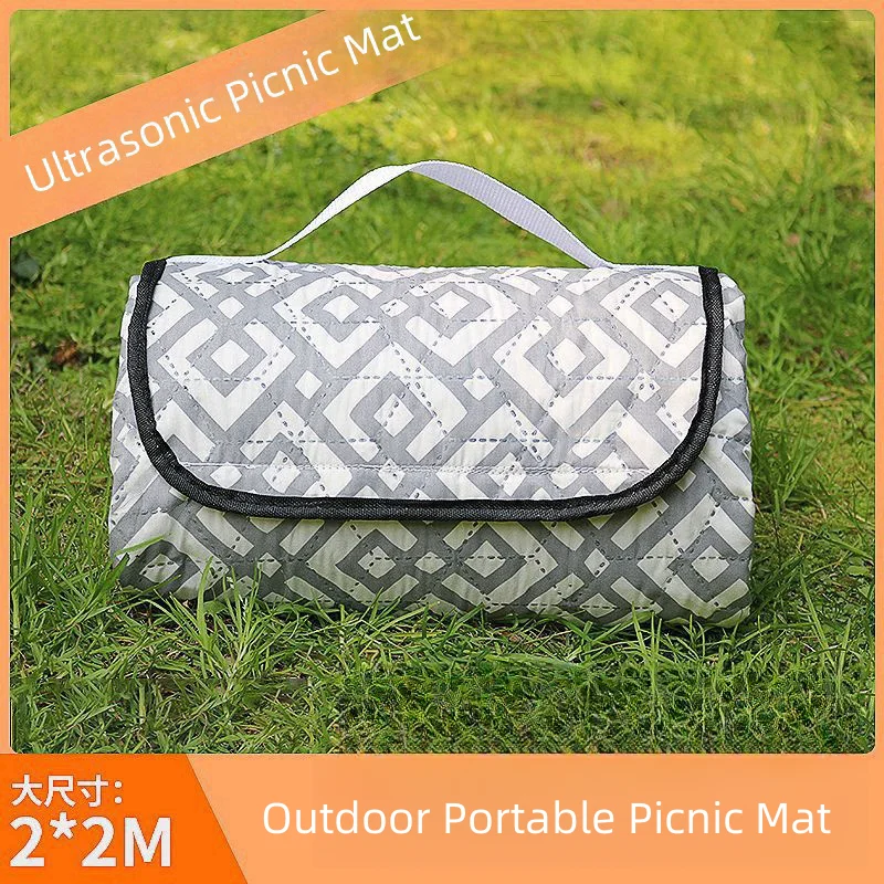 

Picnic mat outdoor camping portable moisture-proof mat spring picnic multifunctional folding thickened beach mat New