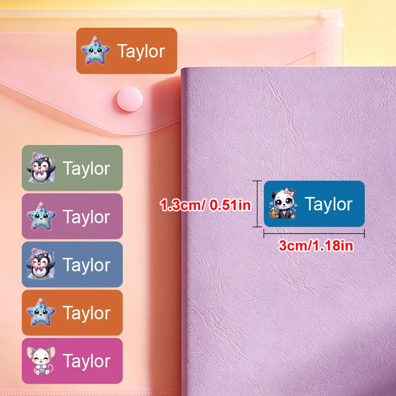 Personalized Name Stickers - F - Tech Office Names ulasan dan harga