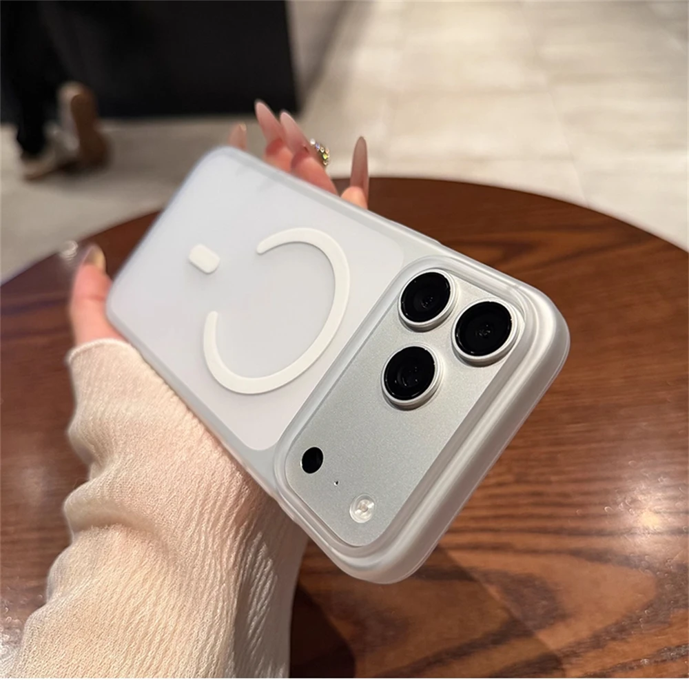 Ultra Dünne Matte Durchsichtige Harte PC-Hülle für iPhone 18 17 Pro Max Air 16 15 14 Plus 13 12 mit Magsafe Magnetischer Super Slim Abdeckung – Detail 10