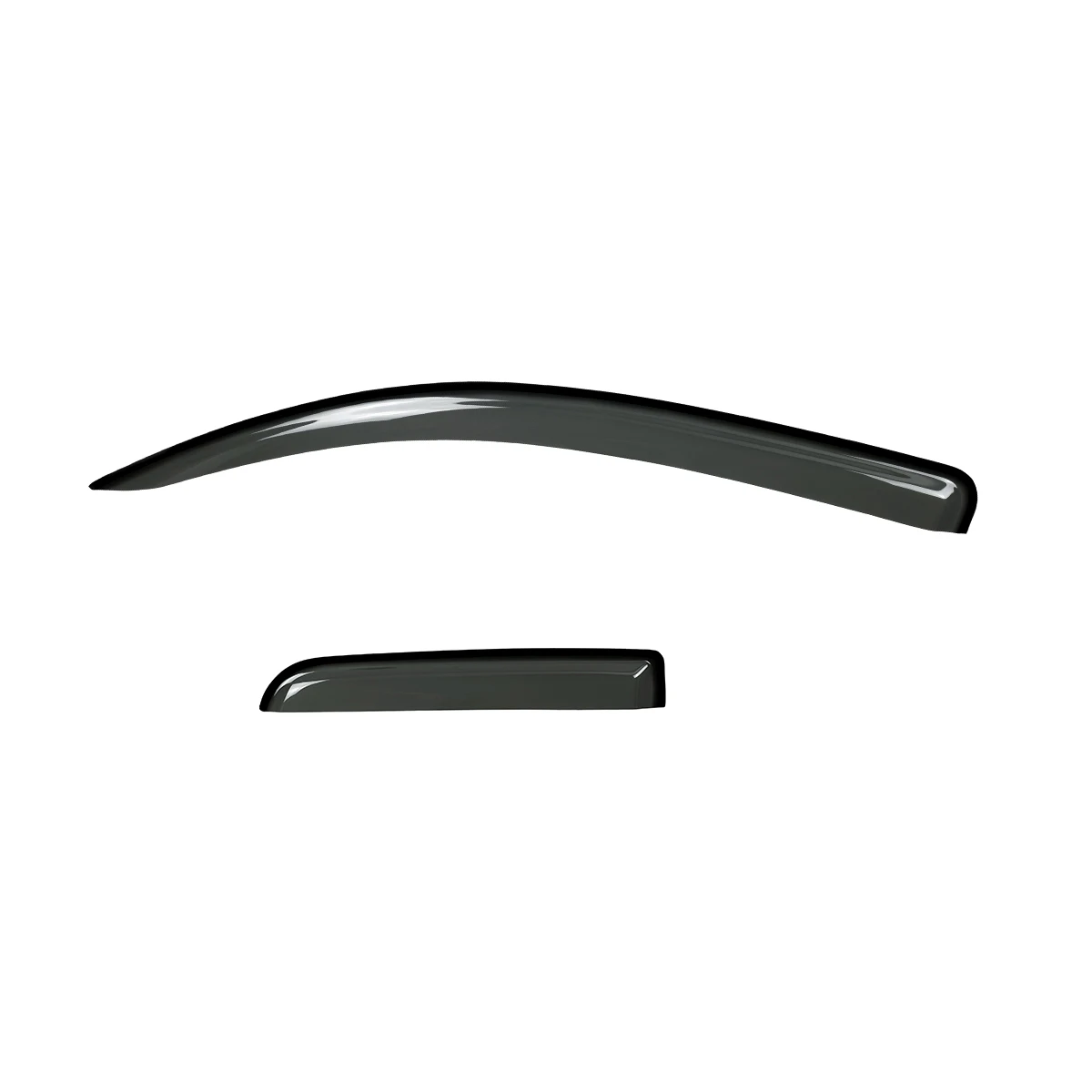 17年式タンドラ ダブル/クルーキャブ用 スモークサンレインガード ベントウィンドウバイザー 4個