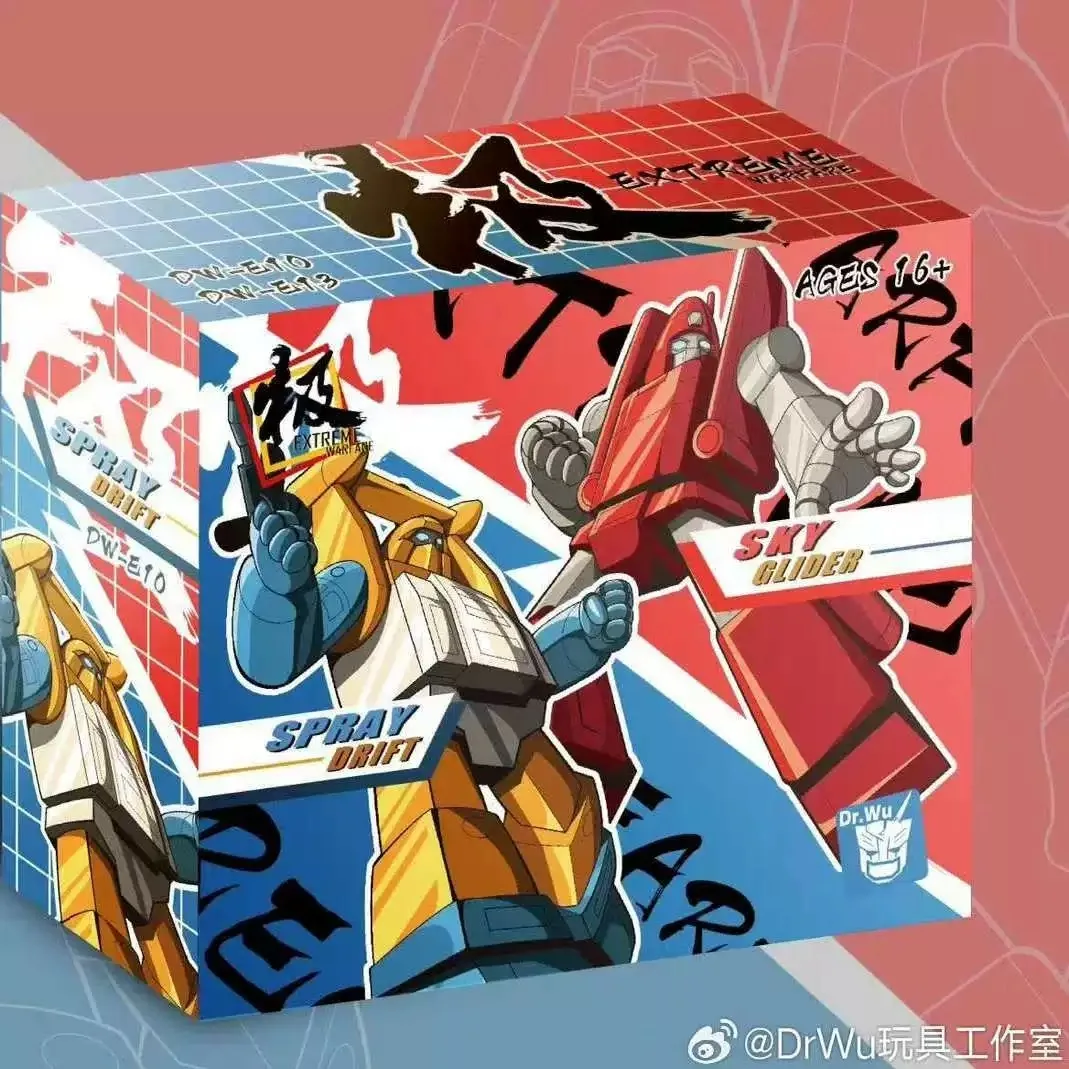 DR.WU DW-E10 SPRAY DRIFT Seaspray DW-E13 Powerglide SKY GLIDER MINI 5CM Figure Transformation