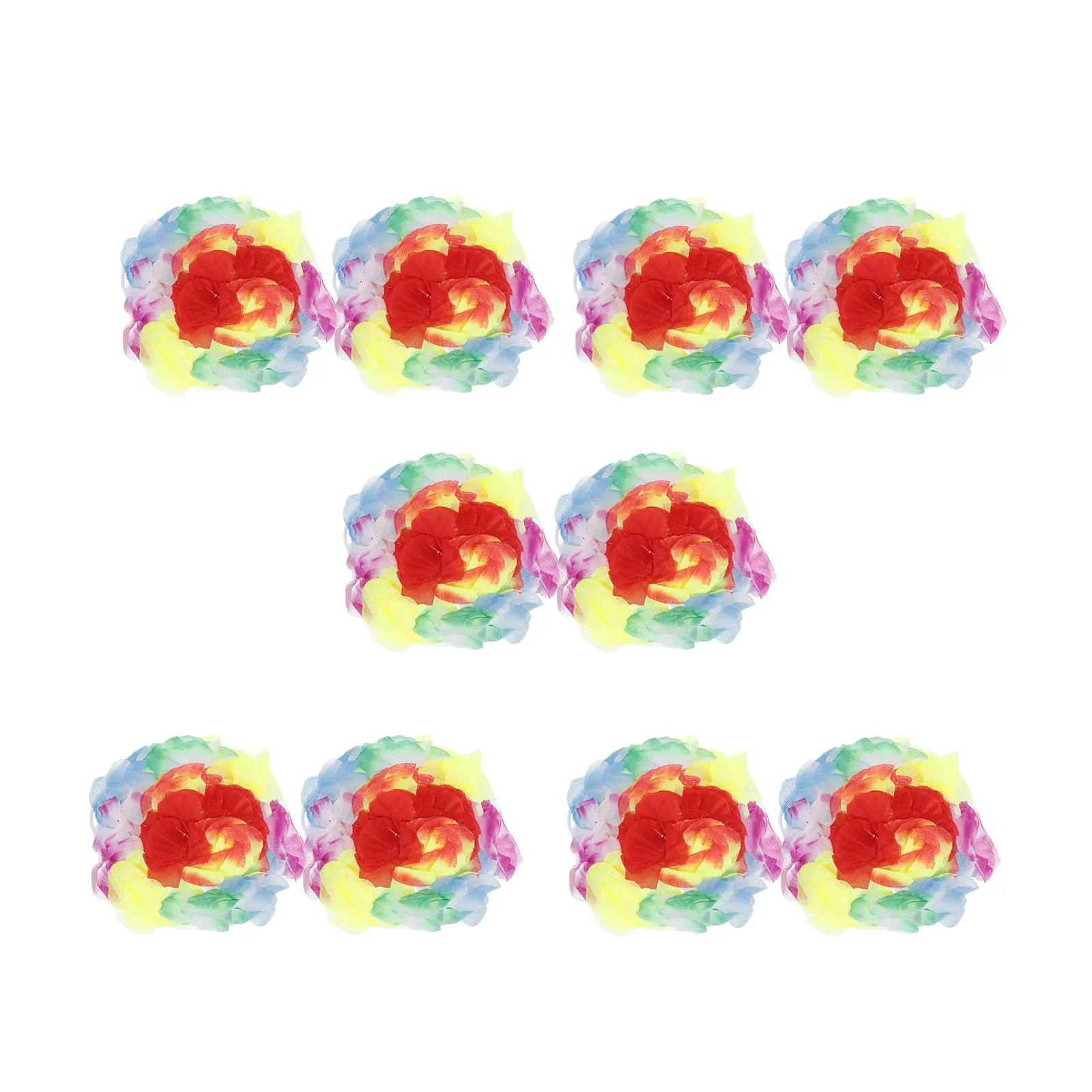 

5pcs Hawaiian Bikini Tops Skirt Costume Plastic Cloth Flowers Luau Party Supplies Banquet Decorations Tropical Theme