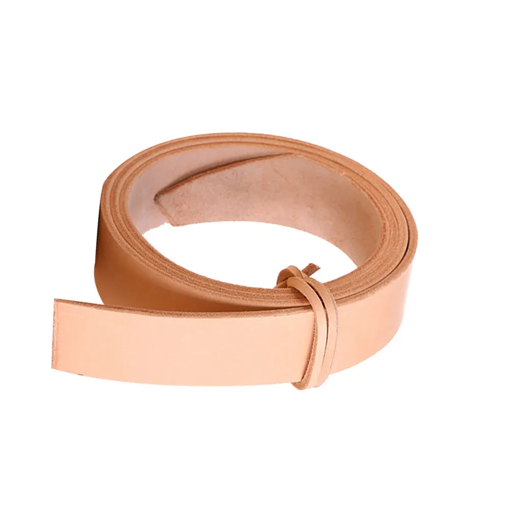 

DIY Cowhide Belt 100 120CM Unfinished Waistband for Women Female Leisure Vintage Lady Long Durable Practical Use