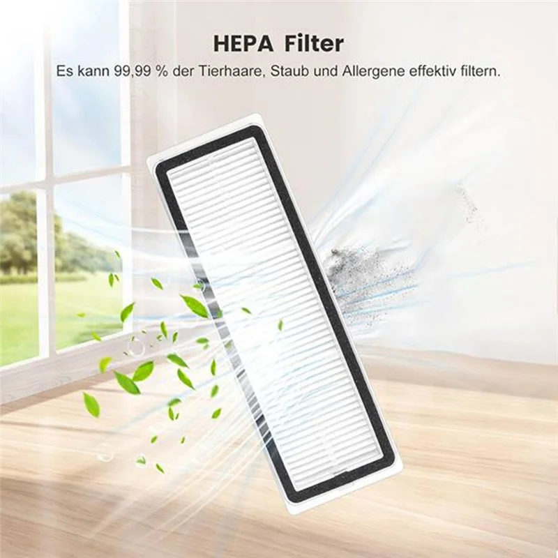 เครื่องกวาดอุปกรณ์เสริมสําหรับเครื่องดูดฝุ่นหุ่นยนต์ Xiaomi X20 + / X20 Plus อะไหล่หลักแปรงด้านข้าง Hepa Filter Mop ผ้าฝุ่น Bag-A58E