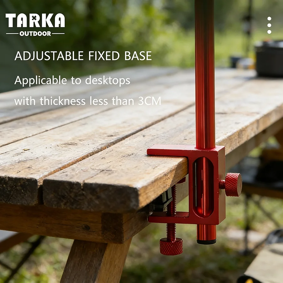 TARKA Camping Light Holder Adjustable and Detachable Light Stand  Ultralight Portable Hanging Lantern Bracket for Tent Tablet - view 3