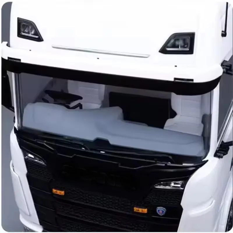 770S Simulierte Kunststoff-Armaturenbrett-Innenraum-Mittelkonsole für 1:14 Tamiya RC Truck für SCANIA 770S 56368 56371 Upgrade-Zubehör