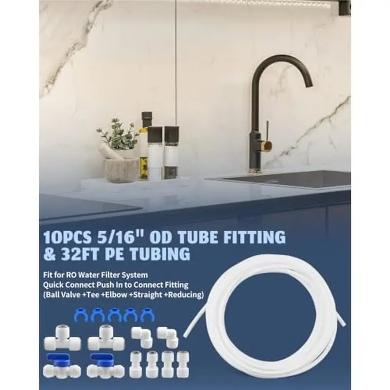 ABRU-For RO Water Filter System 10PCS 5/16