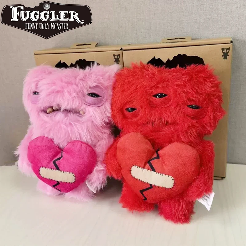 Hot-New 23cm Fuggler Plush Toys Ugly Monster Love Monster Series Cute Tooth Monster Fill Plush Dolls Toys Gifts