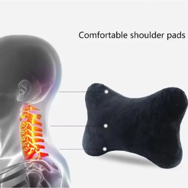 Car Neck Headrest Pillow Memory Foam Car Seat Neck Pillow Breathable Head and Neck Support for Sleep Pillow Travel Accessories gallery 5