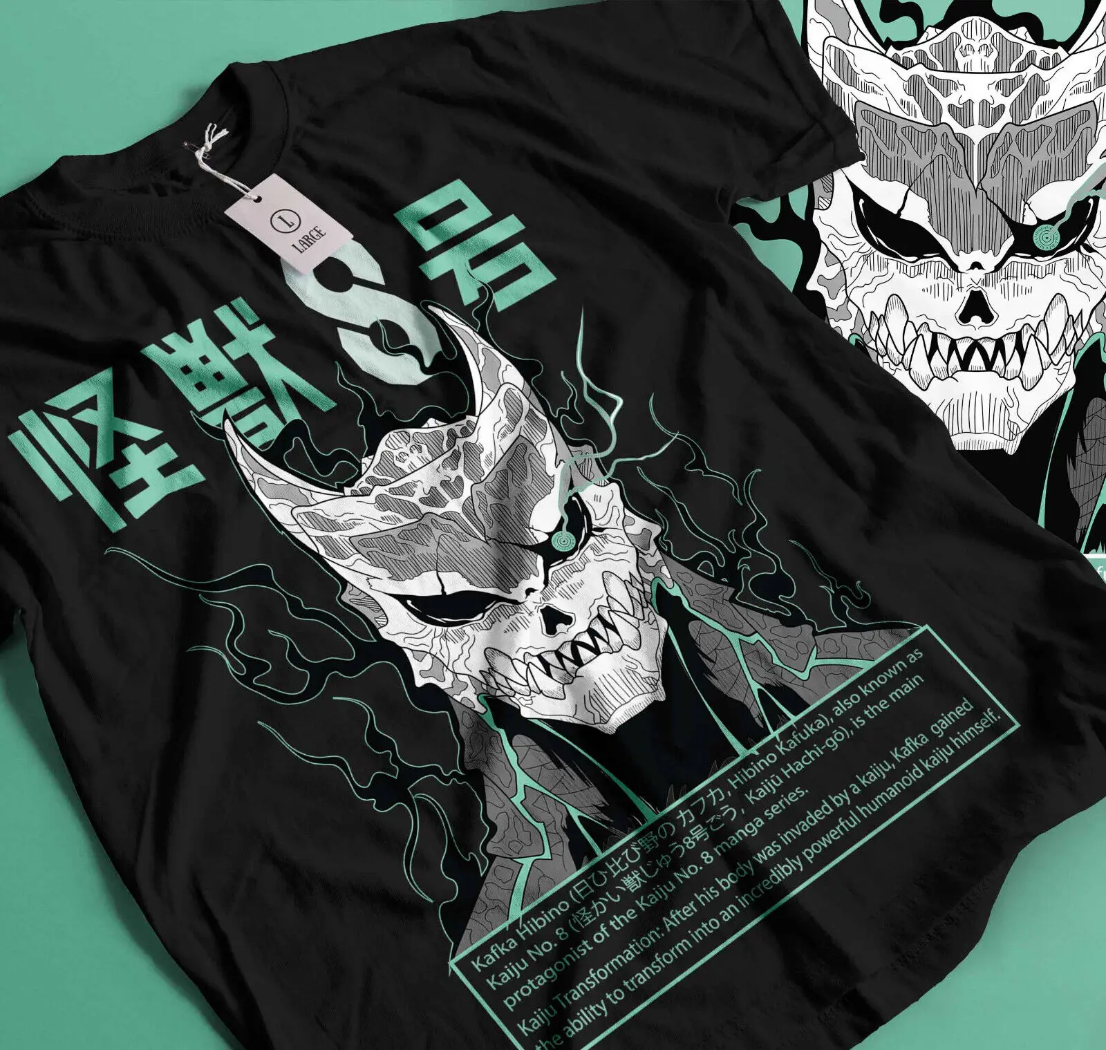 Kaiju no 8 T-shirt Mina Shiro kaij HoshinaGift Manga Best Anime Shirt allsize361