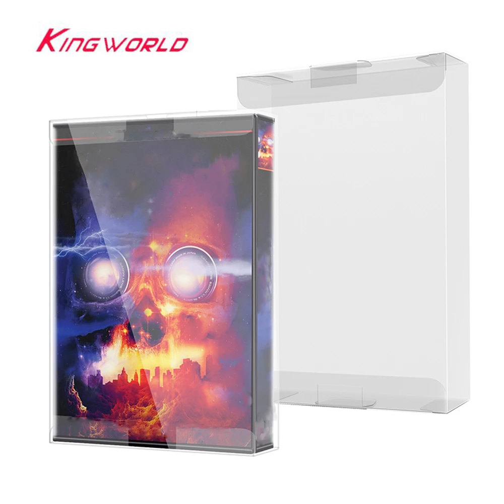Transparent box for vintage video tape VHS transparent protective box PET display box